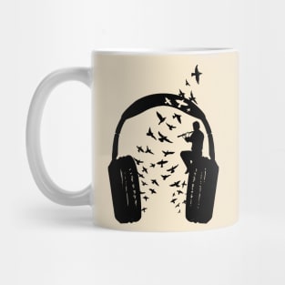 Headphone Flute Mug